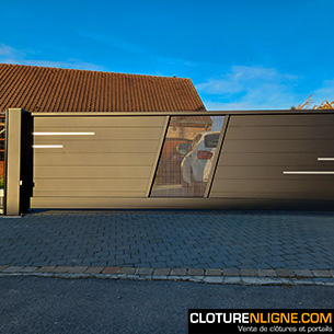 PORTAIL AUTOPORTANT ALUMINIUM PERSONNALISE
