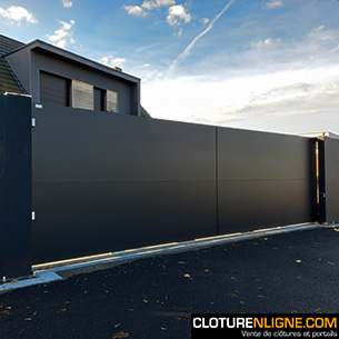 PORTAIL AUTOPORTANT ALUMINIUM TOLE